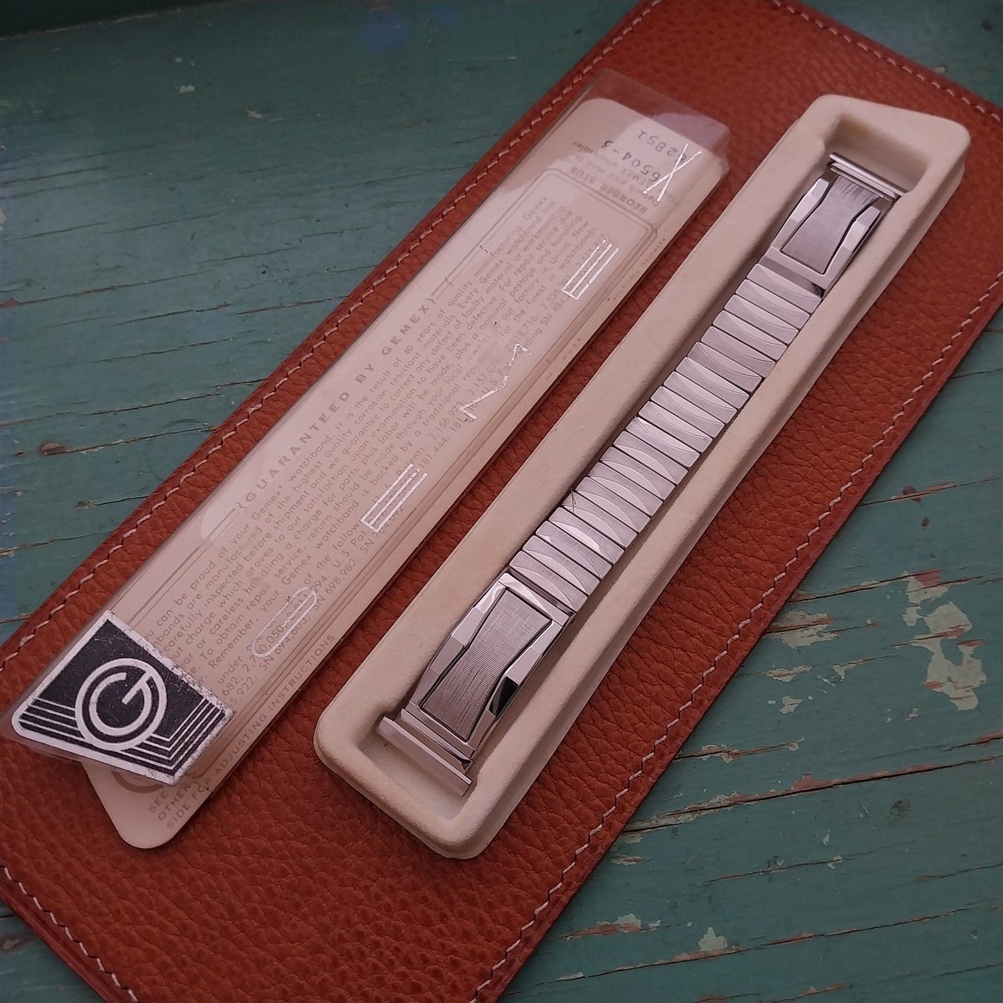 19mm 18mm mcm Gemex USA Stainless Steel nos Unused 1950s Vintage Watch Band
