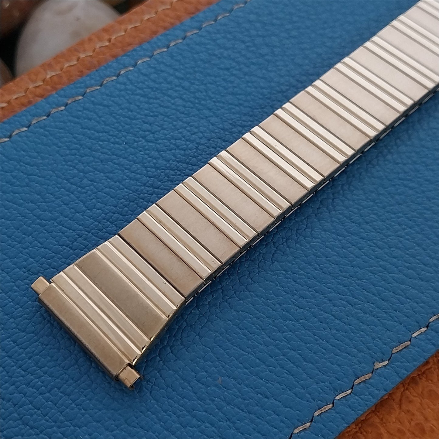 18mm 19mm 20mm 1970s 10k Yellow Gold RGP Speidel nos Vintage Watch band