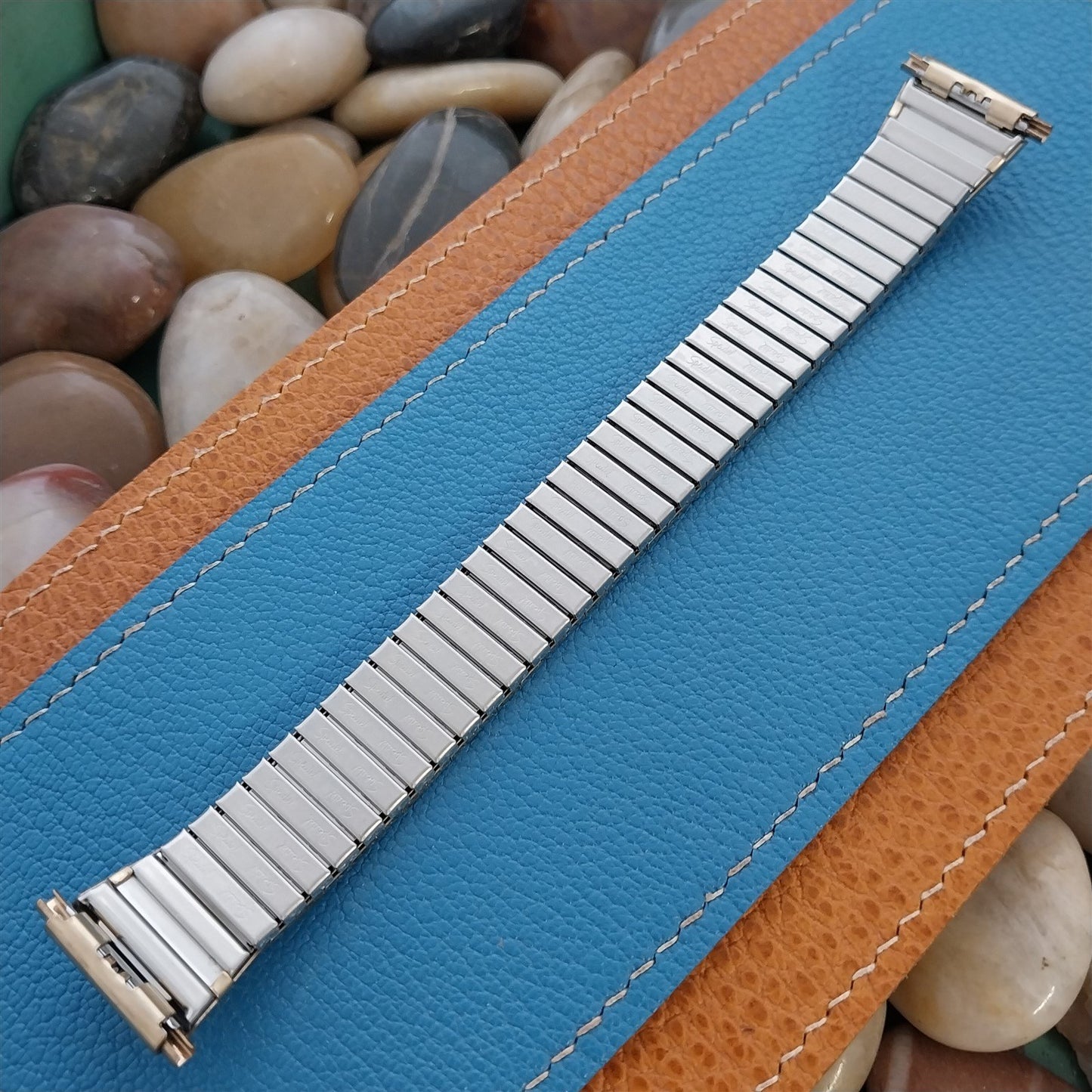 18mm 19mm 20mm 1970s 10k Yellow Gold RGP Speidel nos Vintage Watch band