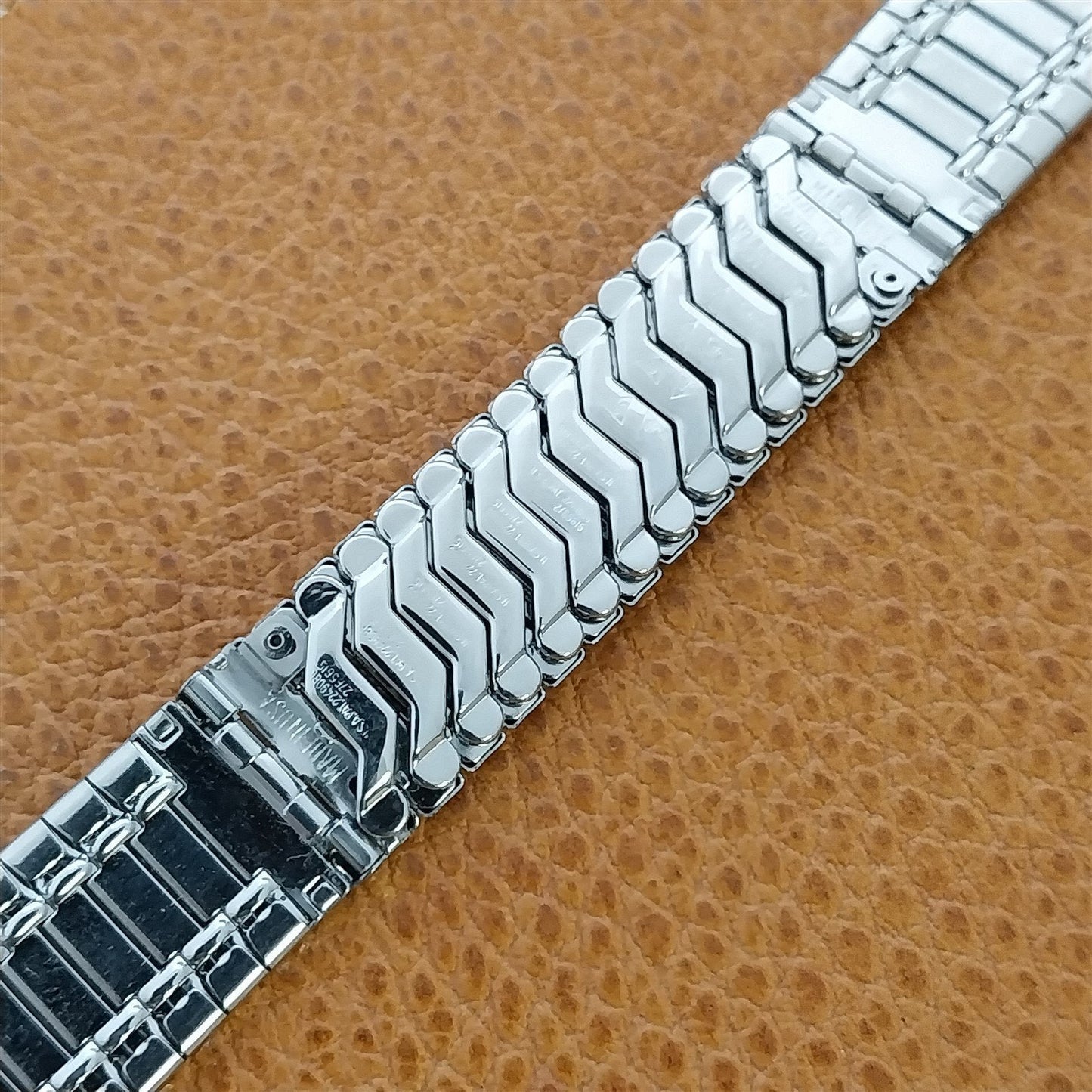 18mm 19mm JB Champion USA Stainless Steel MCM Unused 1960s Vintage Watch Band