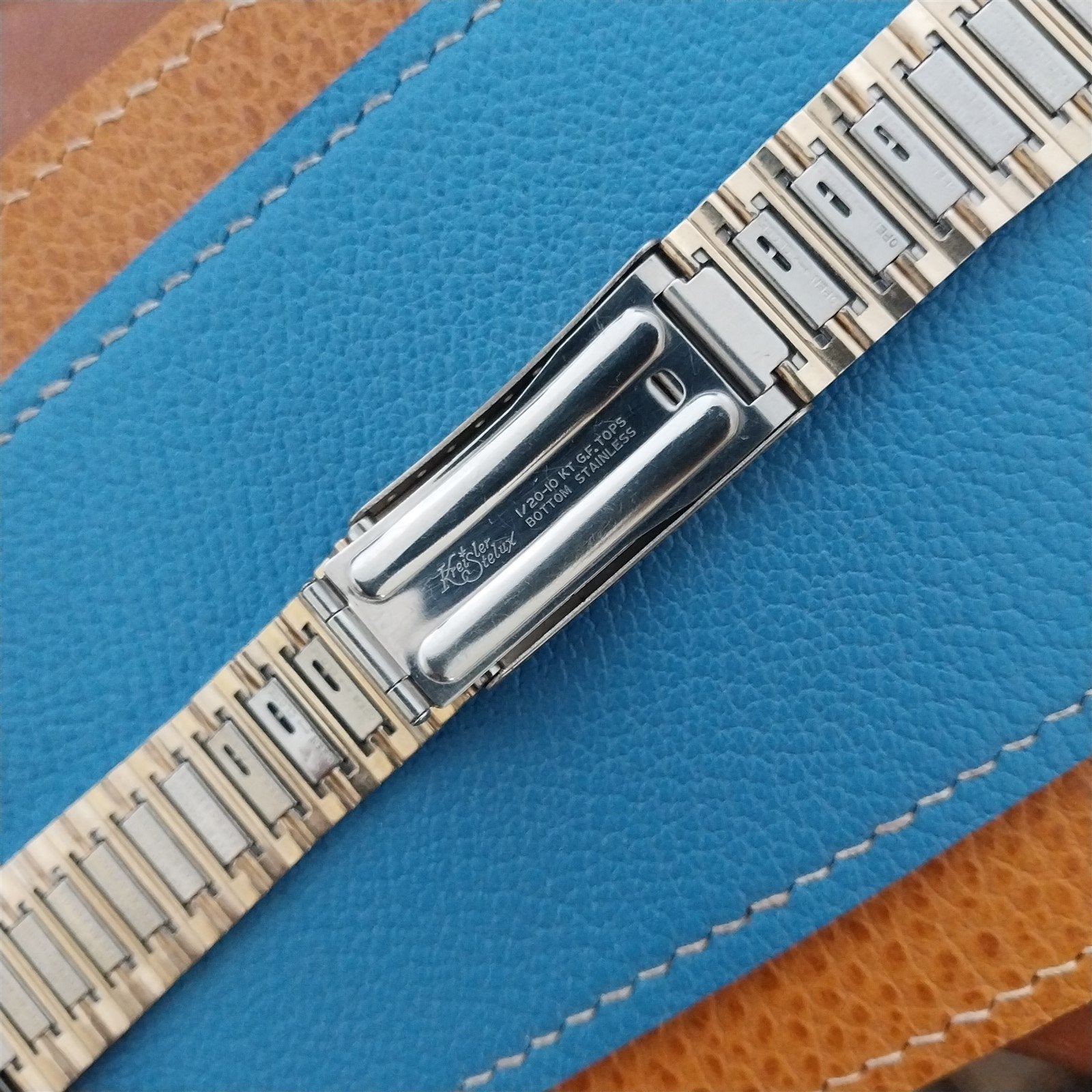 22mm Gold Filled New Old Vintage Watch Band Kreisler Stelux Classic nos