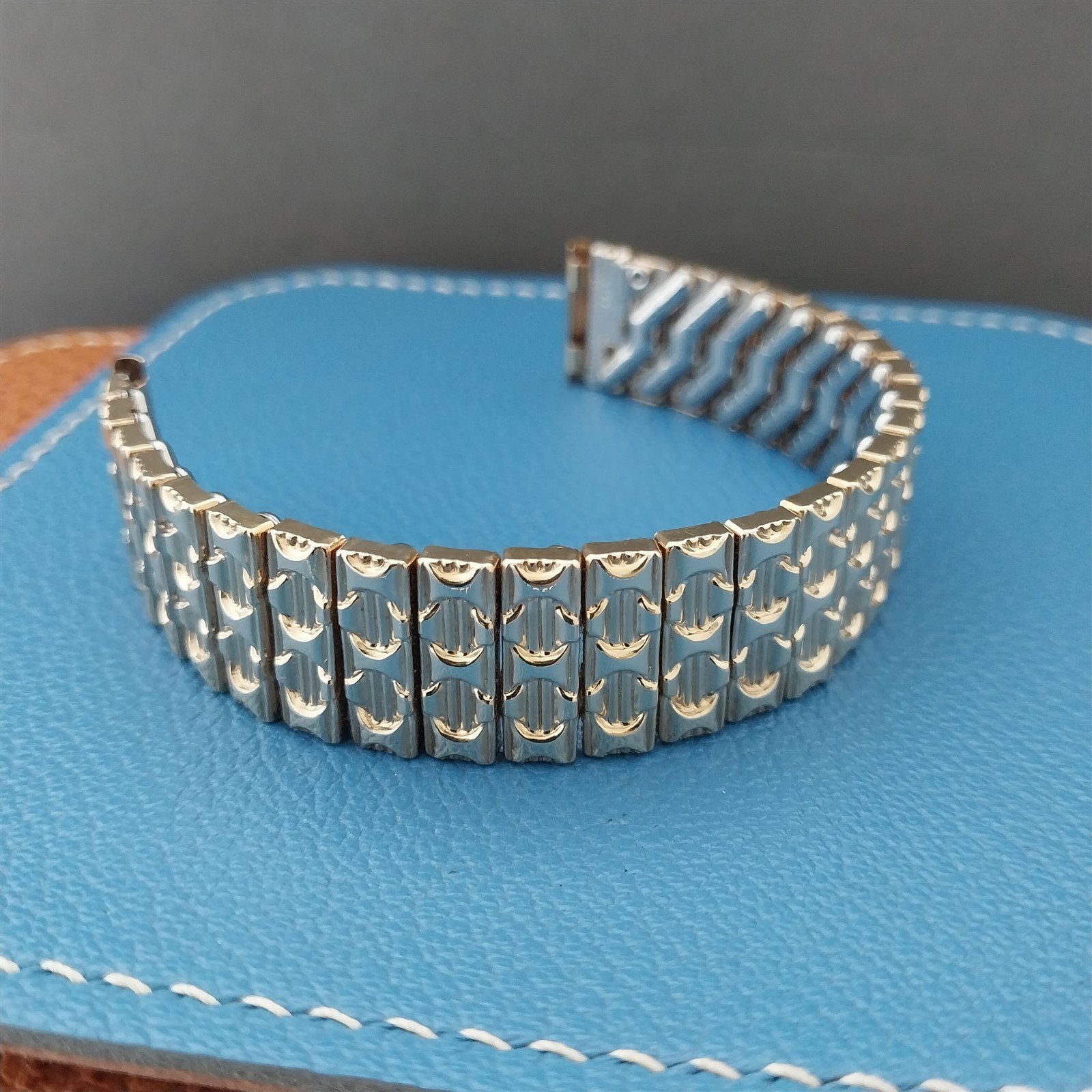 1953 5/8" 10k Gold-Filled Flex-Let Premier Expansion nos Vintage Watch Band