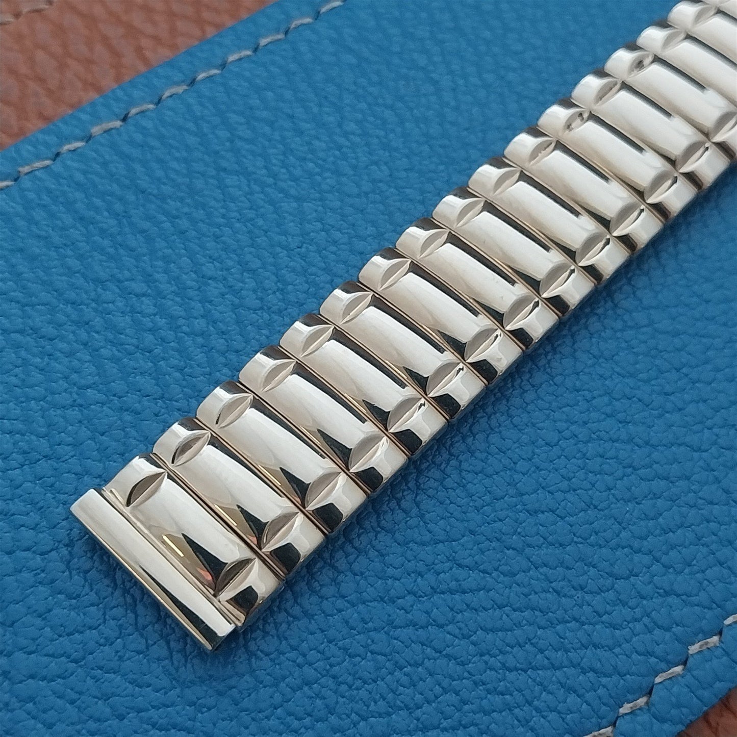 Vintage 1955 5/8" Flex-Let Regent Short Gold-Filled Classic Stretch Watch Band