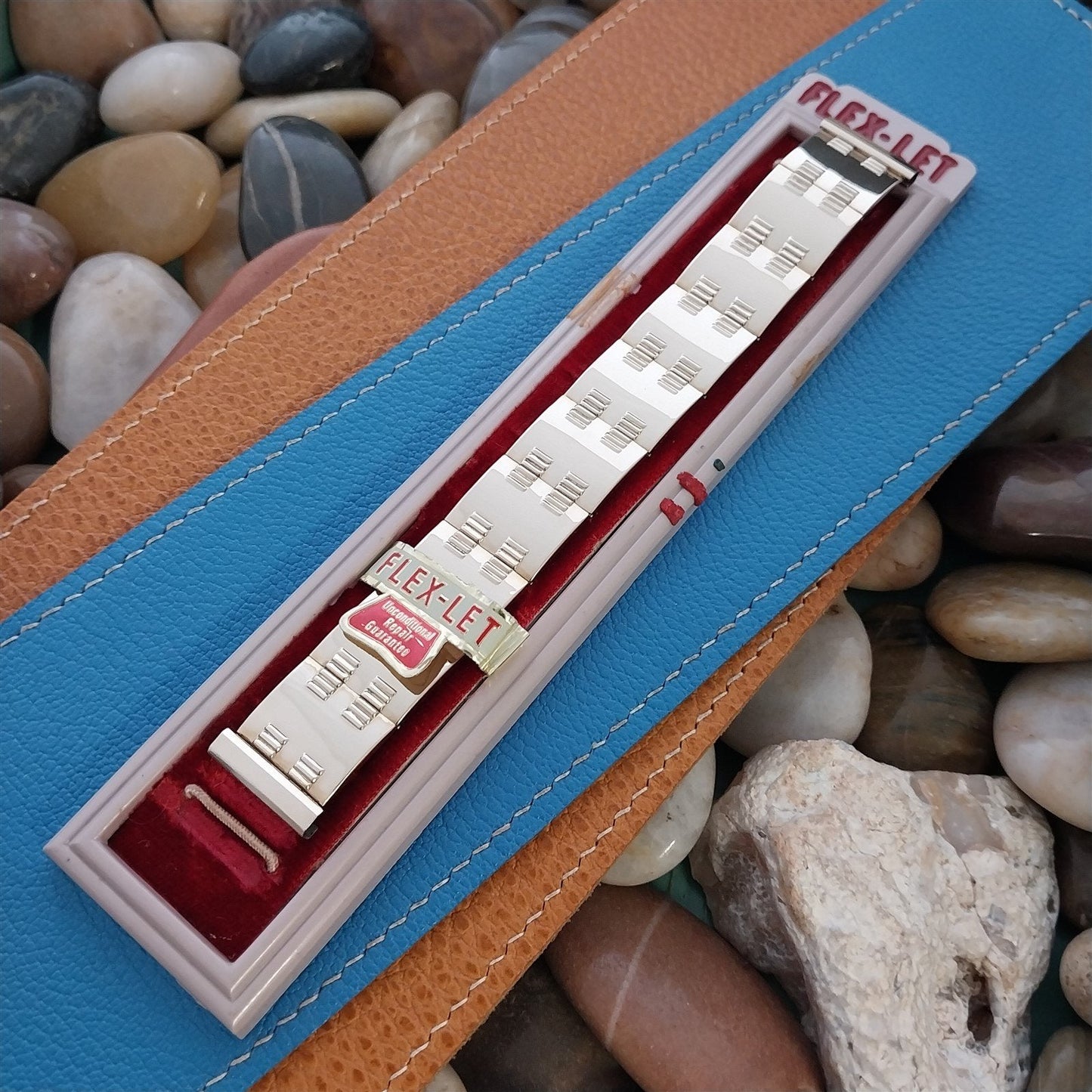 1956 Flex-Let Beau Moderne Hamilton Gramercy Unused nos Vintage Watch Band