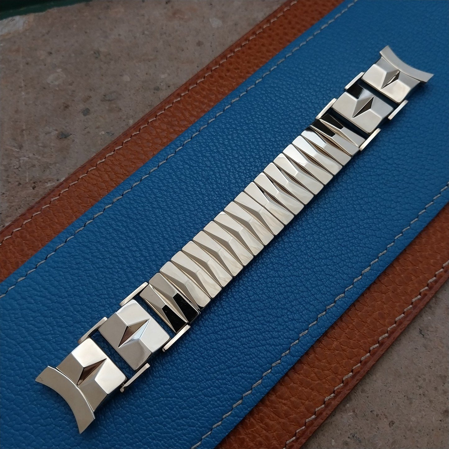 1955 Flex-Let Director 10k Yellow Gold-Fill Expansion Unused Vintage Watch Band