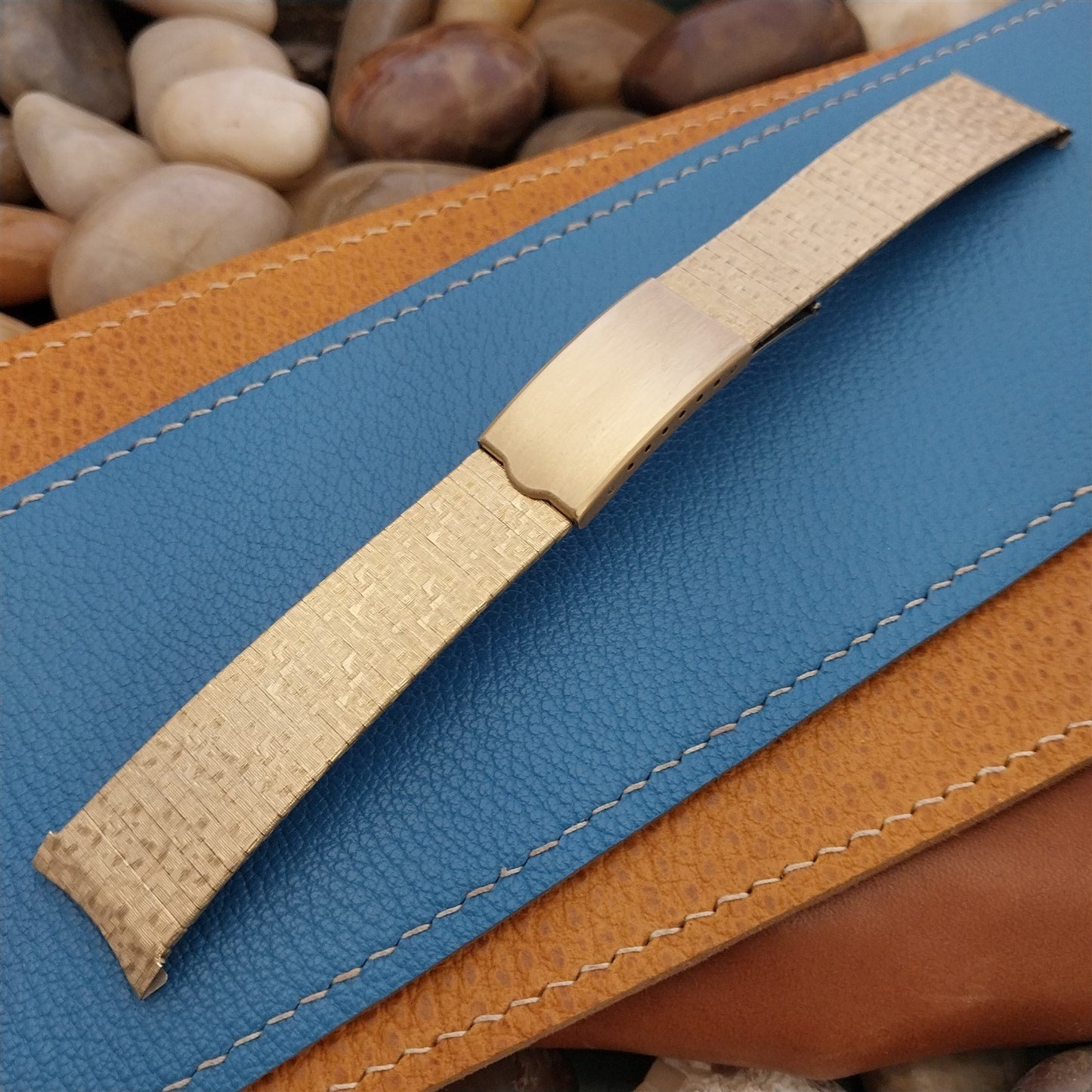 19mm 18mm Speidel Gold-Filled Man of The World Classic 1960s Vintage Watch Band