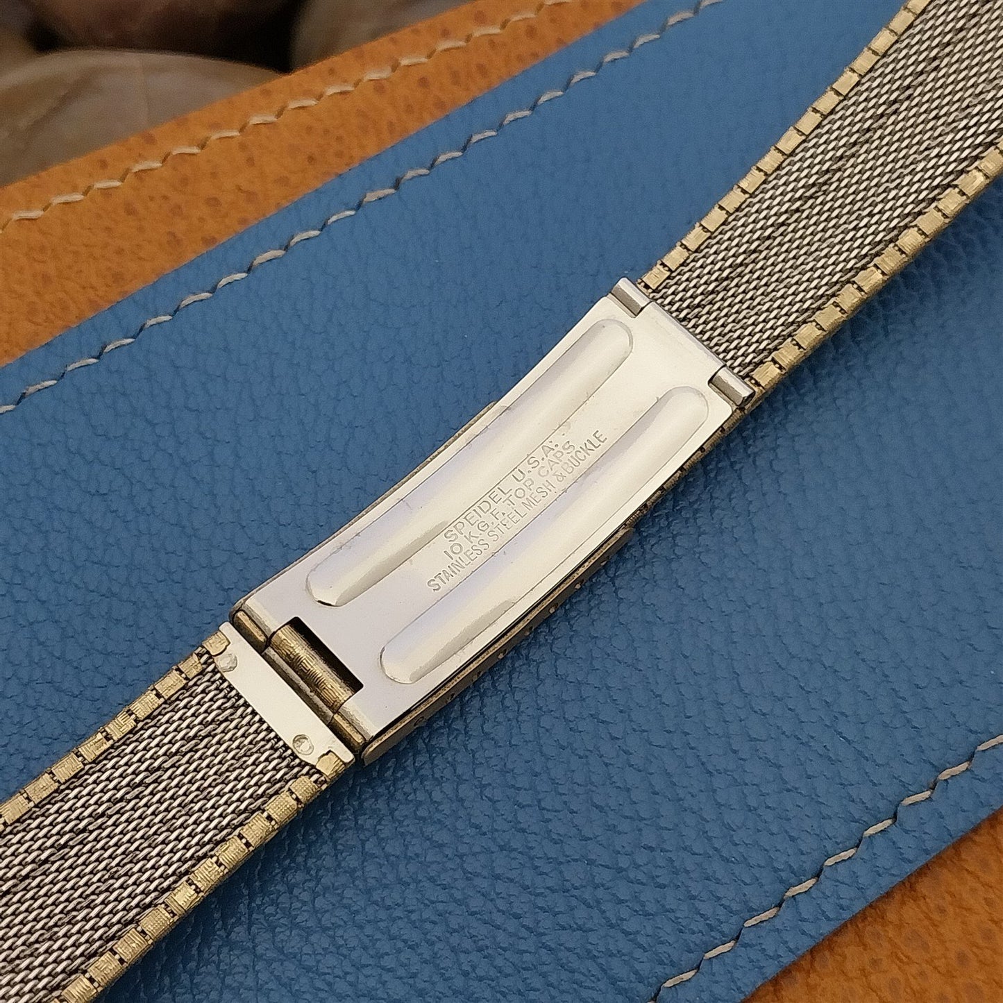 19mm 18mm Speidel Gold-Filled Man of The World Classic 1960s Vintage Watch Band