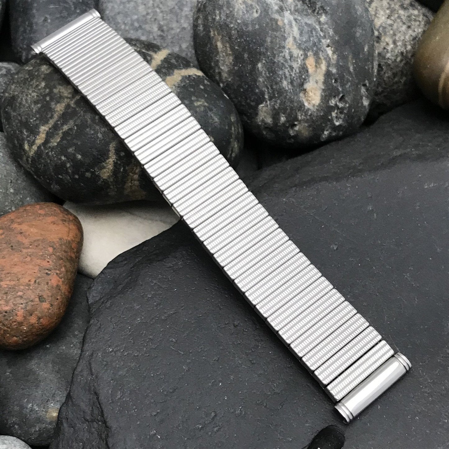 19mm 18mm 1960s Kreisler Short Stainless DuraFlex nos Unused Vintage Watch Band