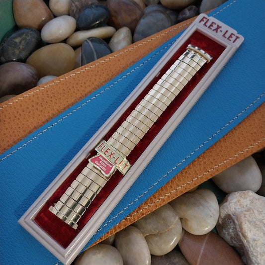 19mm 18mm 1957 Flex-Let Kent 10K Gold-Filled Expansion Unused Vintage Watch Band