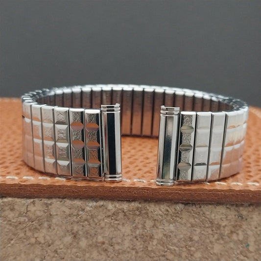 Kreisler USA 19mm Stainless Steel DuraFlex 1960s nos Vintage Watch Band