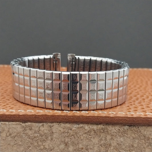 Kreisler USA 19mm Stainless Steel DuraFlex 1960s nos Vintage Watch Band