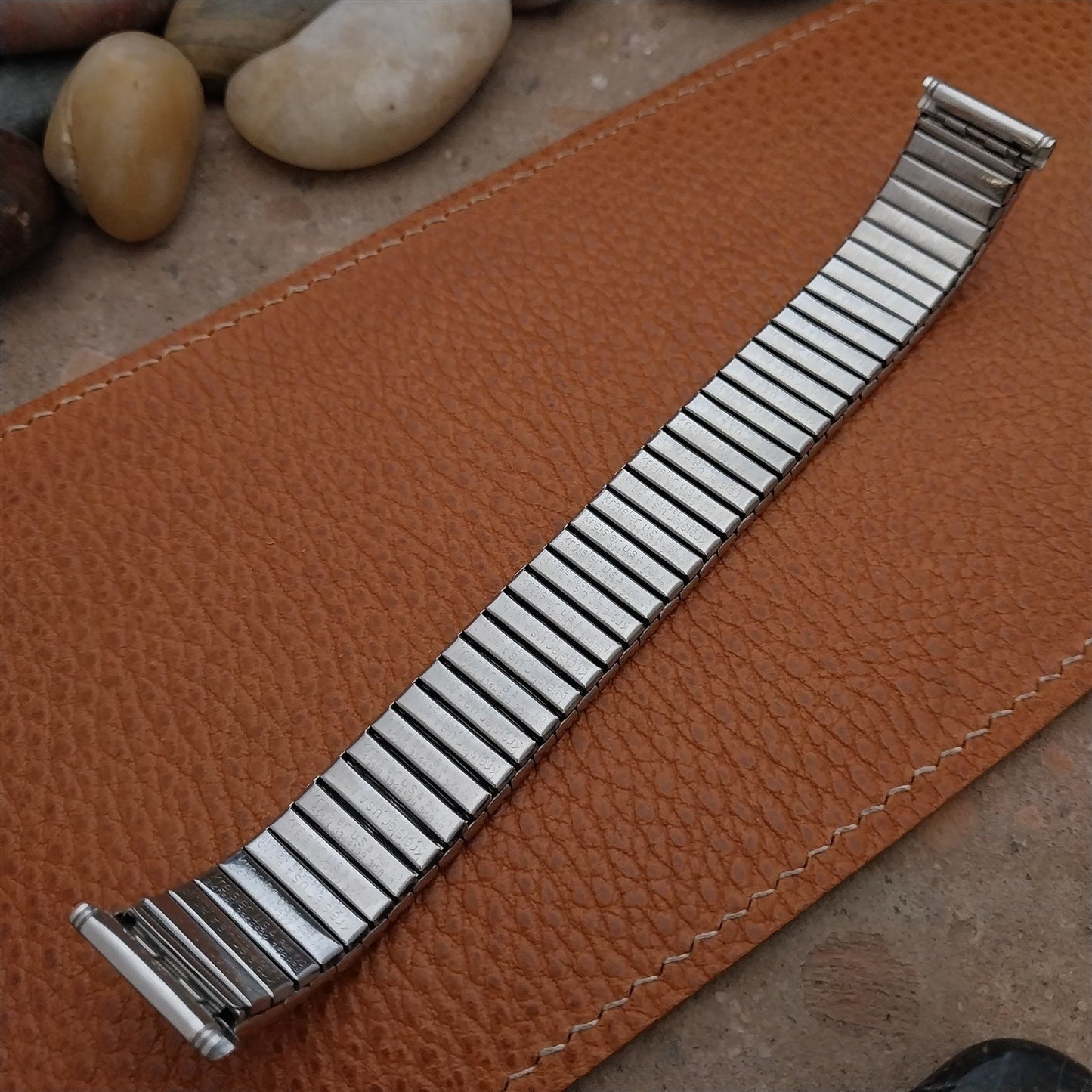 Kreisler USA 19mm Stainless Steel DuraFlex 1960s nos Vintage Watch Band
