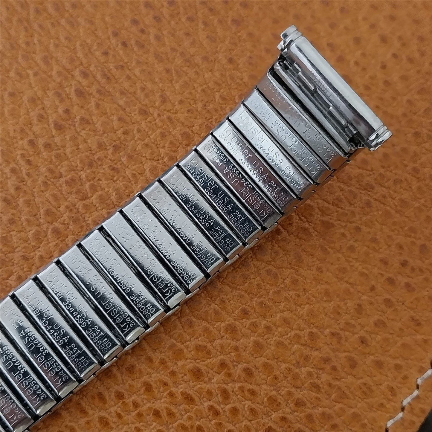 Kreisler USA 19mm Stainless Steel DuraFlex 1960s nos Vintage Watch Band