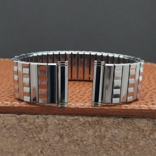 Long Kreisler USA 19mm 18mm 17mm Stainless Steel Unused 1960s Vintage Watch Band