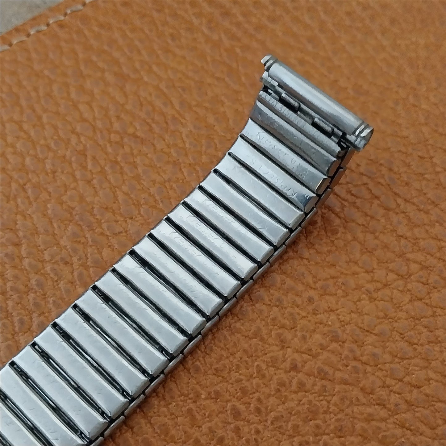 Kreisler USA 19mm Stainless Steel DuraFlex 1960s nos Vintage Watch Band