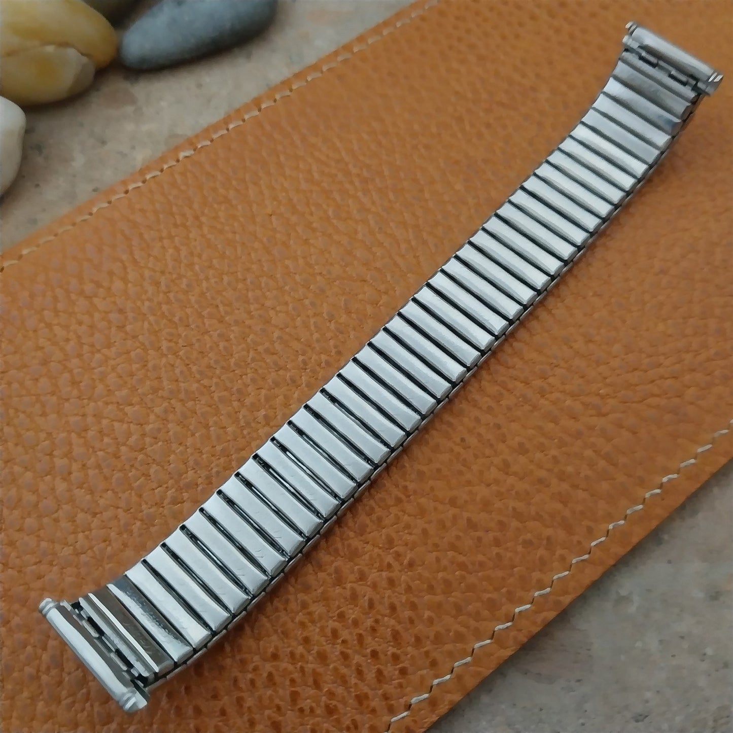 Kreisler USA 19mm Stainless Steel DuraFlex 1960s nos Vintage Watch Band