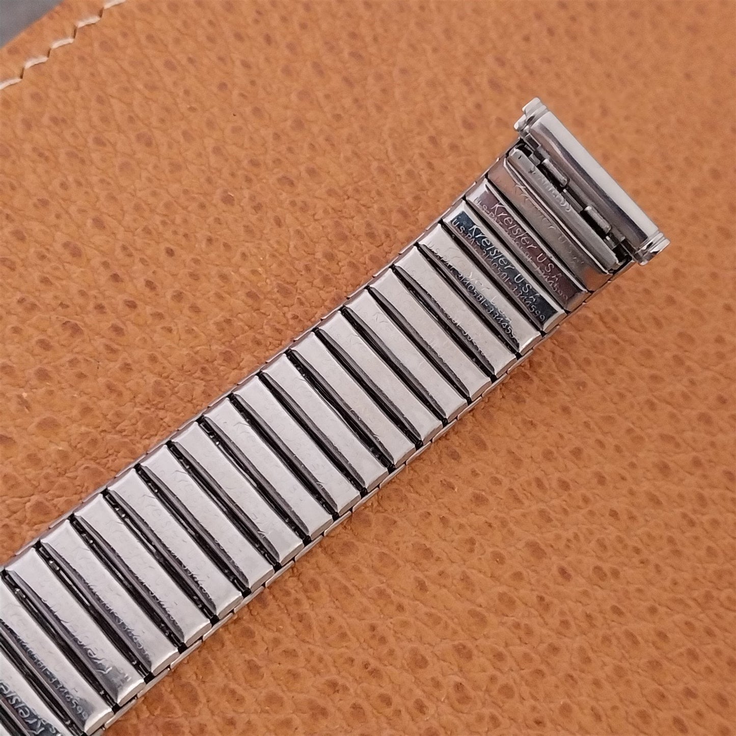 Kreisler USA 19mm Stainless Steel DuraFlex 1960s nos Vintage Watch Band