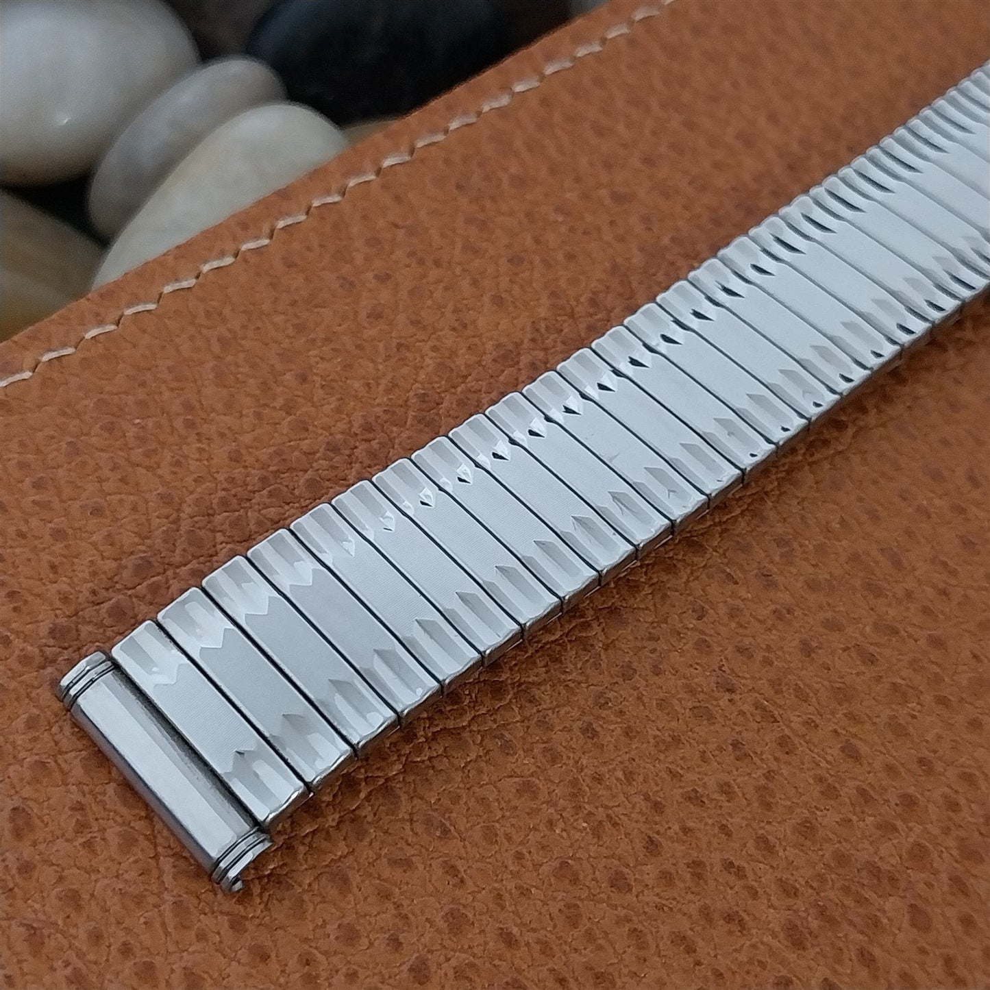 Kreisler USA 19mm Stainless Steel DuraFlex 1960s nos Vintage Watch Band