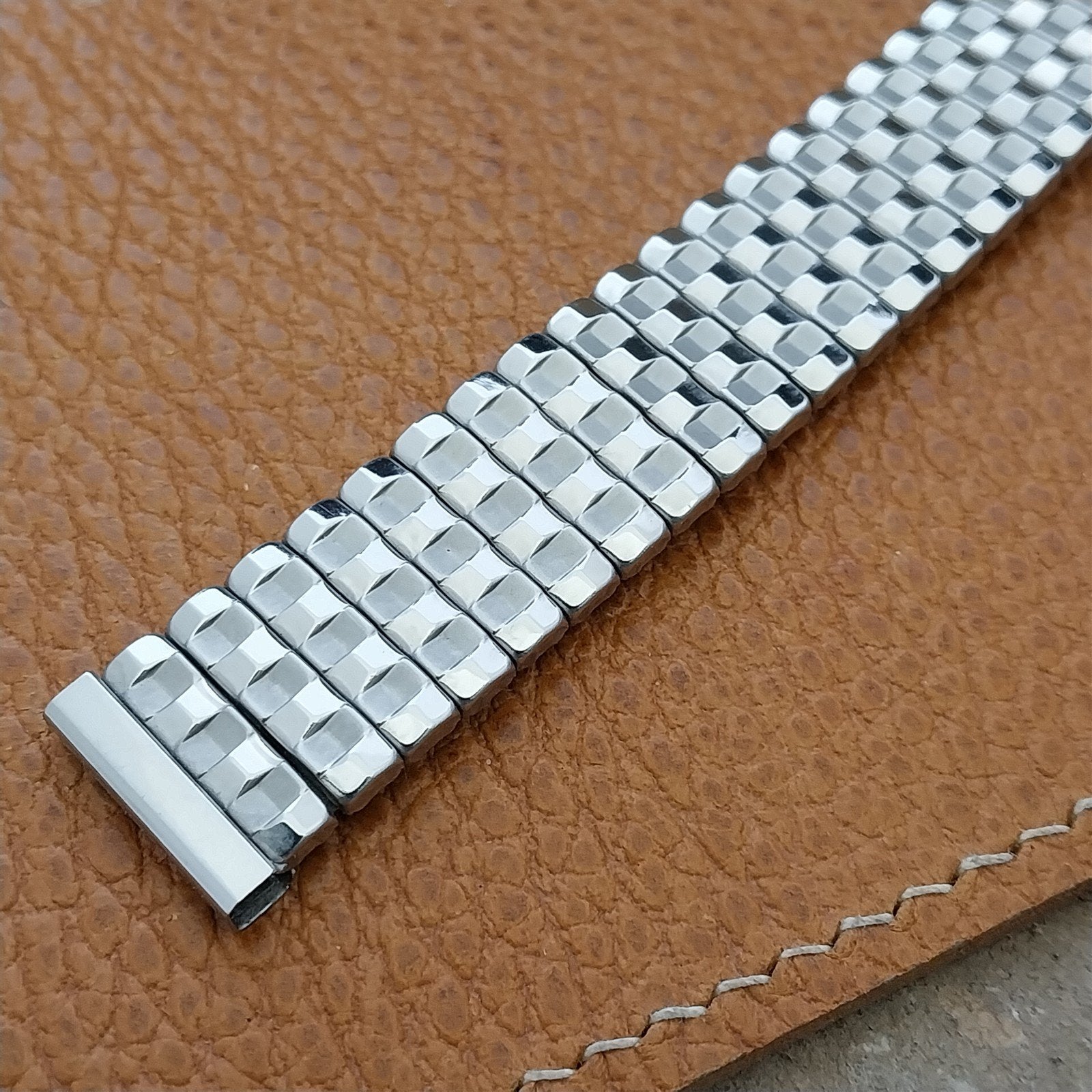 1950s Vintage Bellavance 5/8" Stainless Steel Classic Expansion nos Watch Band
