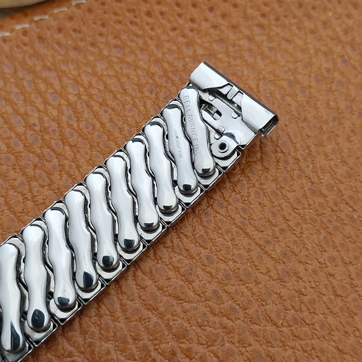 1950s Vintage Bellavance 5/8" Stainless Steel Classic Expansion nos Watch Band