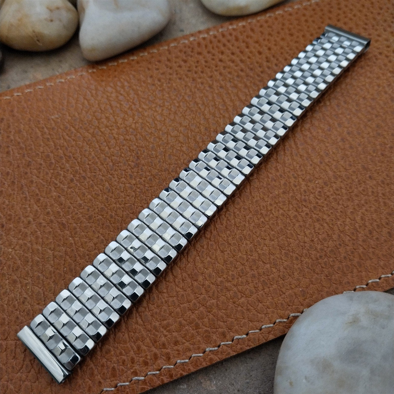 1950s Vintage Bellavance 5/8" Stainless Steel Classic Expansion nos Watch Band