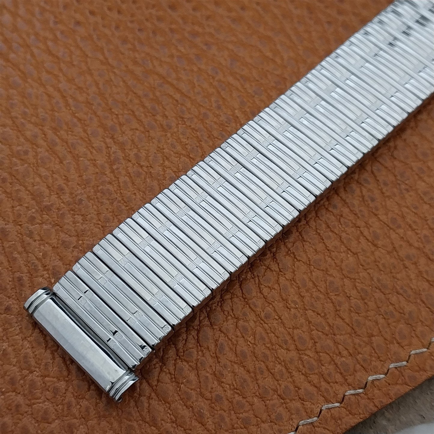 Vintage Kreisler 19mm 18mm 17mm Stainless Steel Stretch 1960s Unused Watch Band