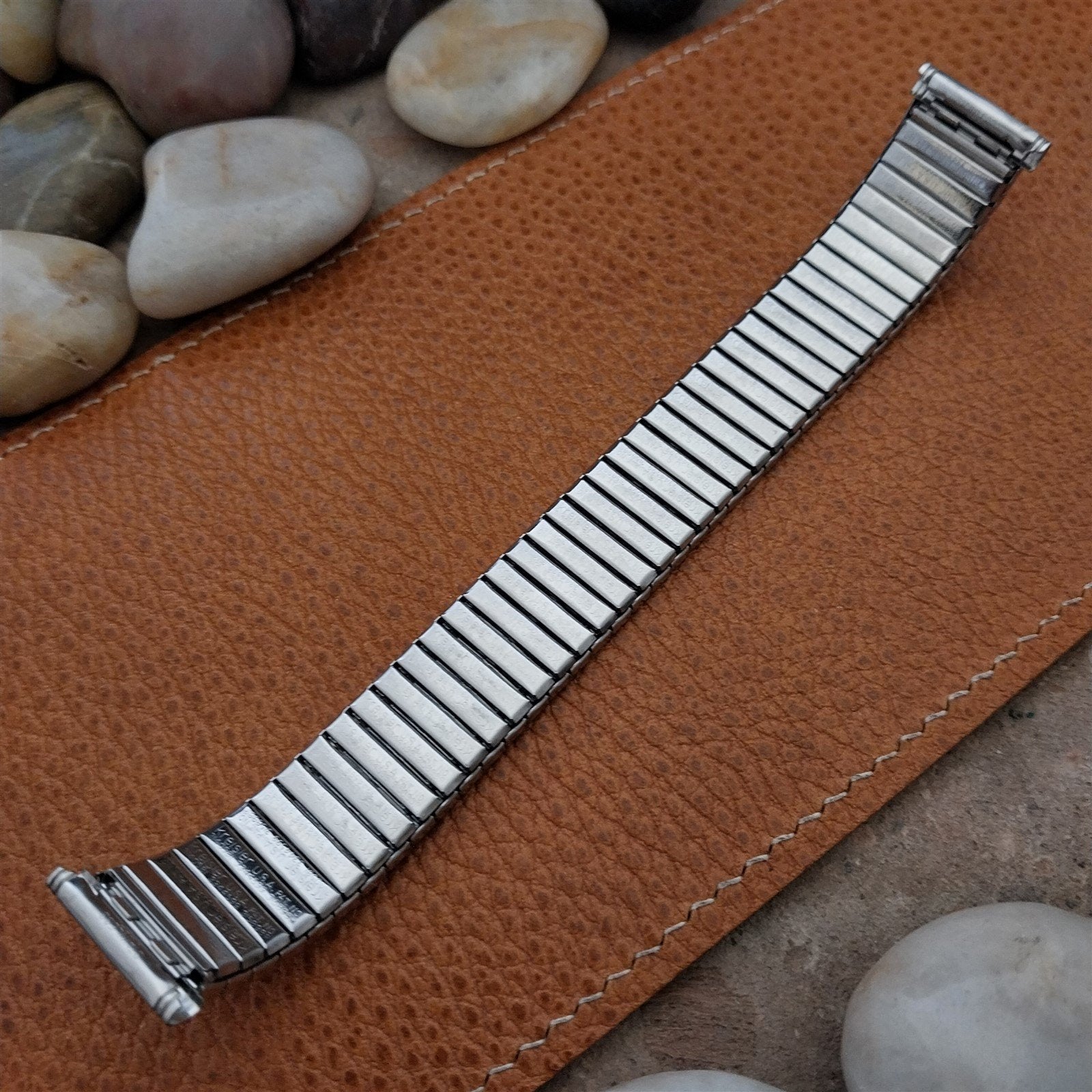 Vintage Kreisler 19mm 18mm 17mm Stainless Steel Stretch 1960s Unused Watch Band