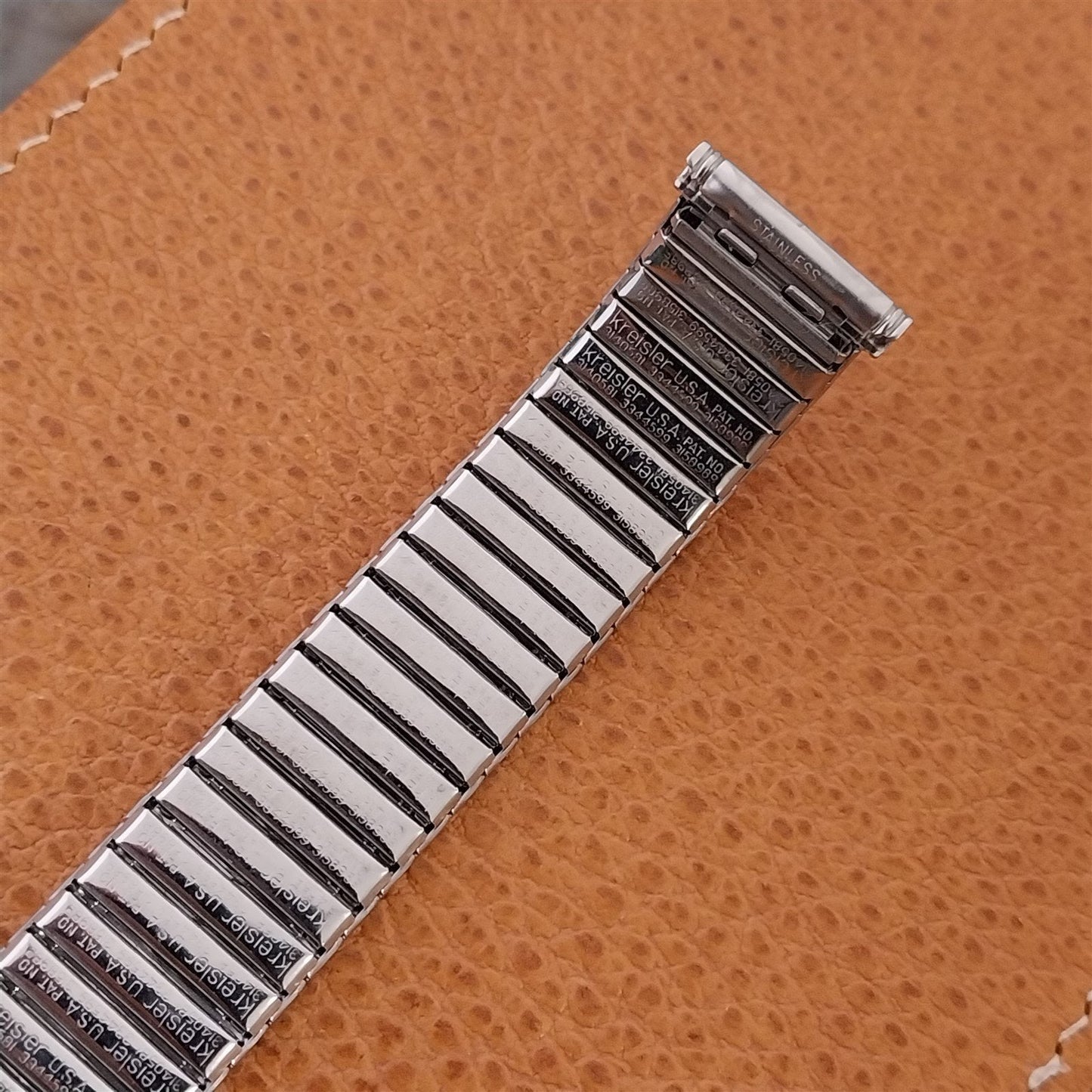 Kreisler USA 19mm Stainless Steel DuraFlex 1960s nos Vintage Watch Band