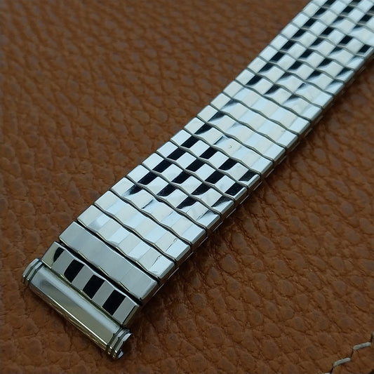 Vintage 19mm 18mm 17mm Stainless Kreisler Unused 60s Classic Stretch Watch Band