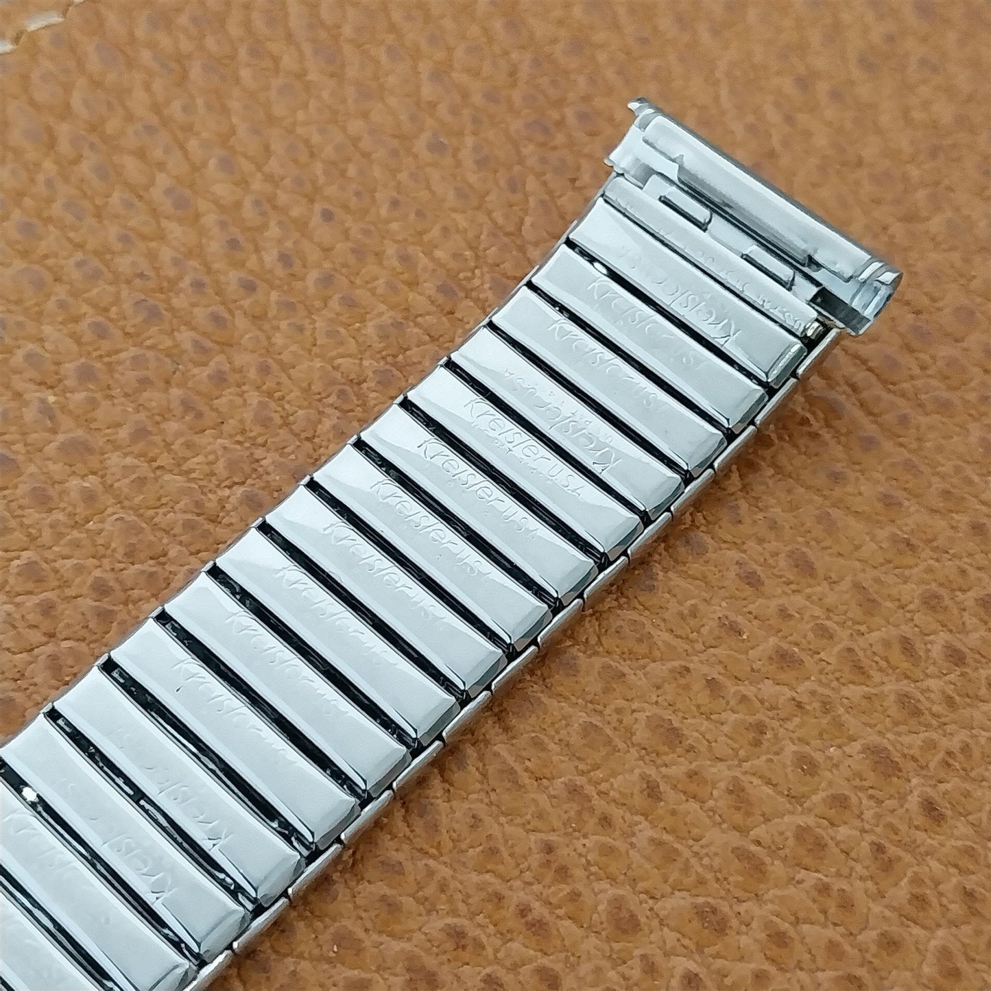 18mm 19mm Kreisler USA Stainless Steel DuraFlex 1960s Unused Vintage Watch Band