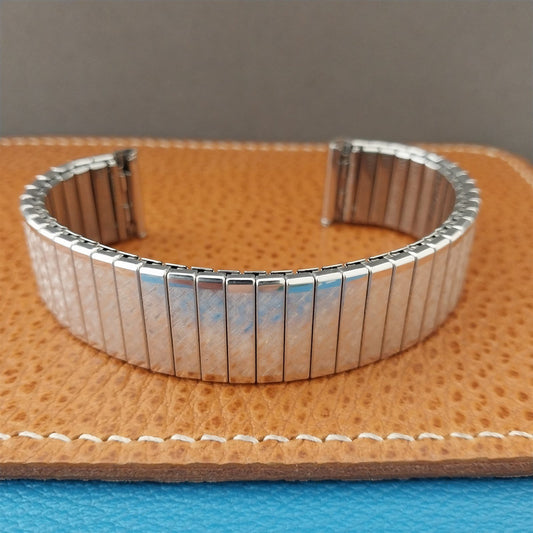 Vintage Kreisler 17.2mm 17mm White Gold-Fill 1960s Stretch Unused NOS Watch Band