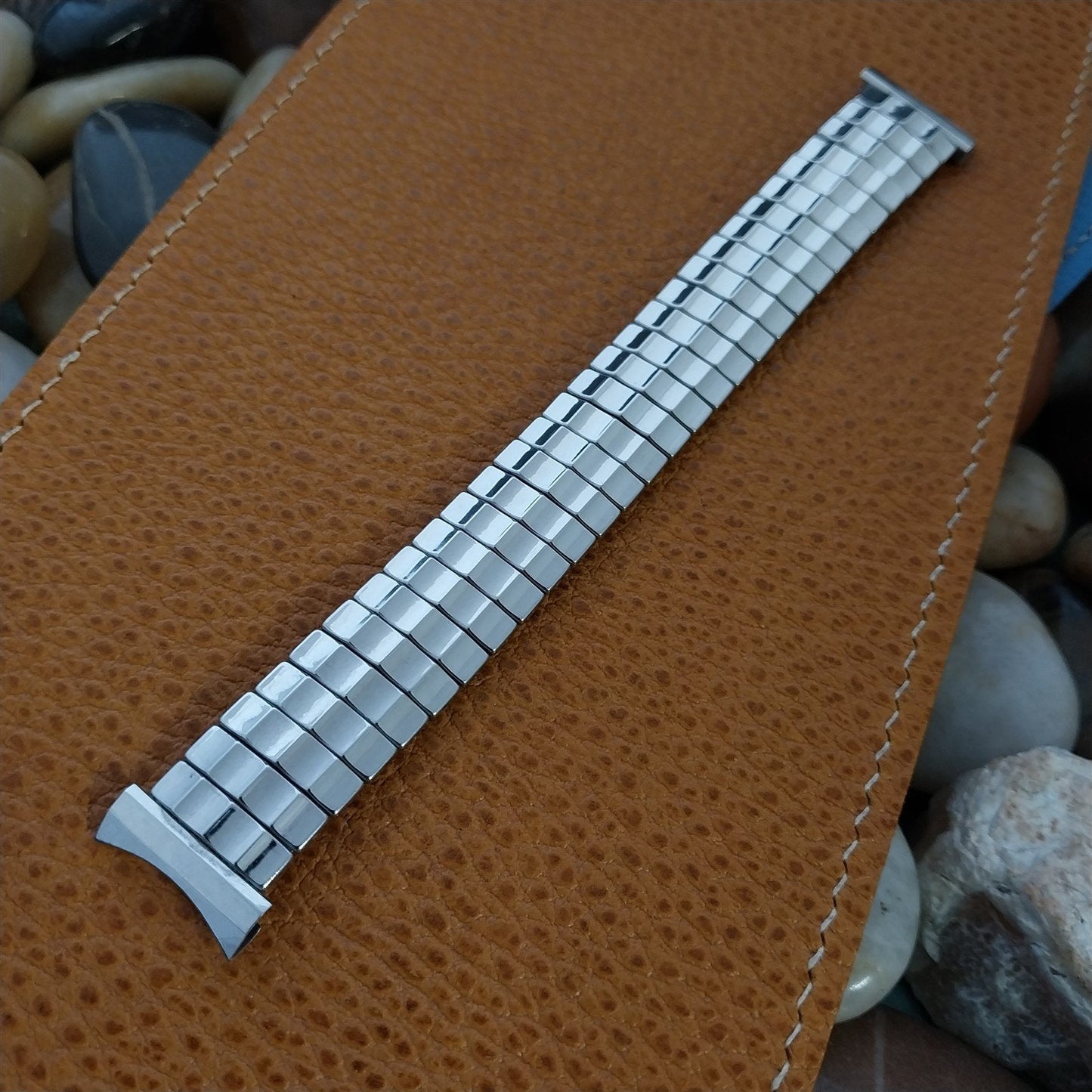 1957 Flex-Let Kent Stainless Steel Expansion 19mm 18mm 16mm Vintage Watch Band