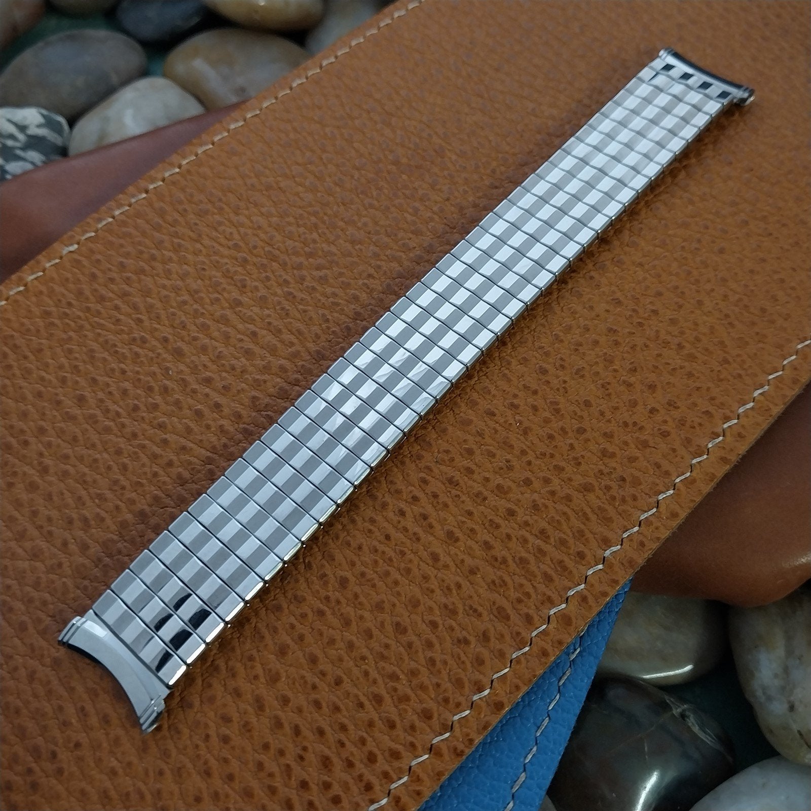 1960s USA Made Kreisler 19mm Stainless Steel DuraFlex nos Vintage Watch Band