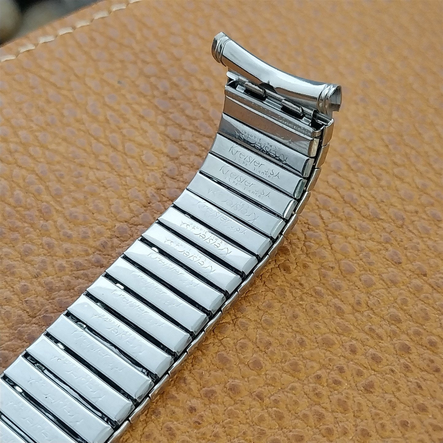 1960s USA Made Kreisler 19mm Stainless Steel DuraFlex nos Vintage Watch Band