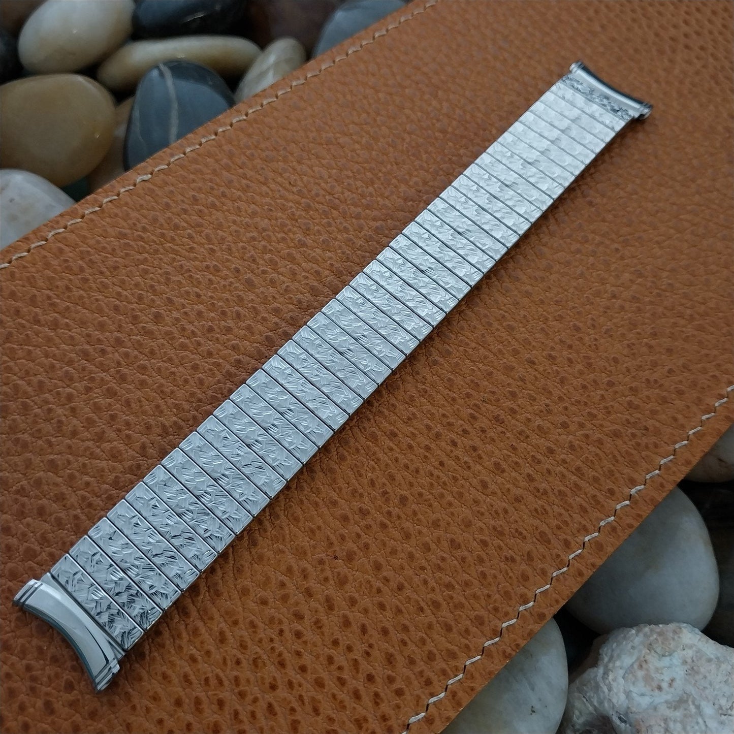 1960s Kreisler 18mm 19mm Stainless Steel DuraFlex Unused nos Vintage Watch Band