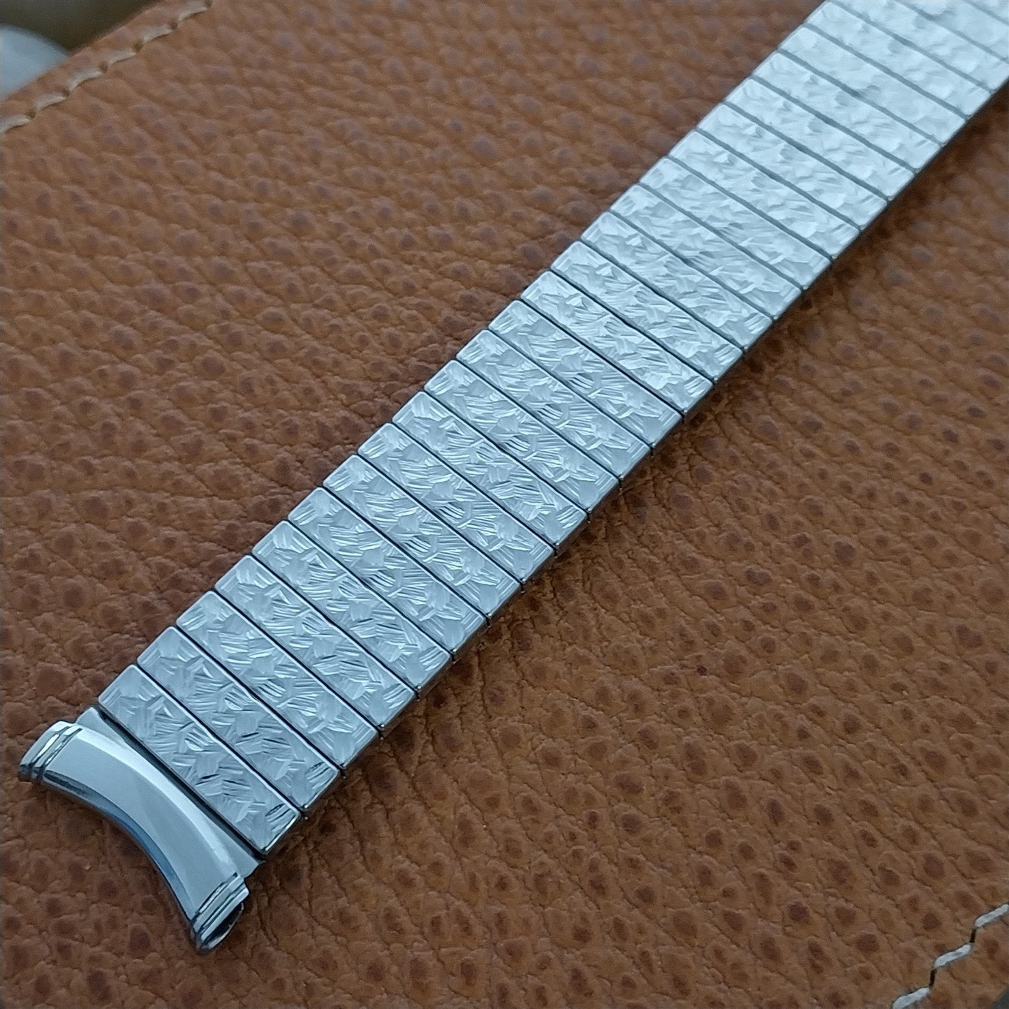 1960s Kreisler 18mm 19mm Stainless Steel DuraFlex Unused nos Vintage Watch Band