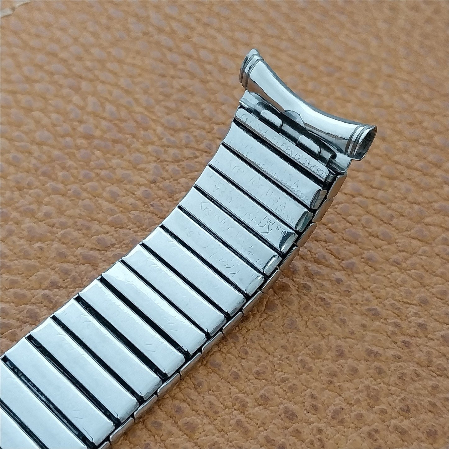 1960s Kreisler 18mm 19mm Stainless Steel DuraFlex Unused nos Vintage Watch Band