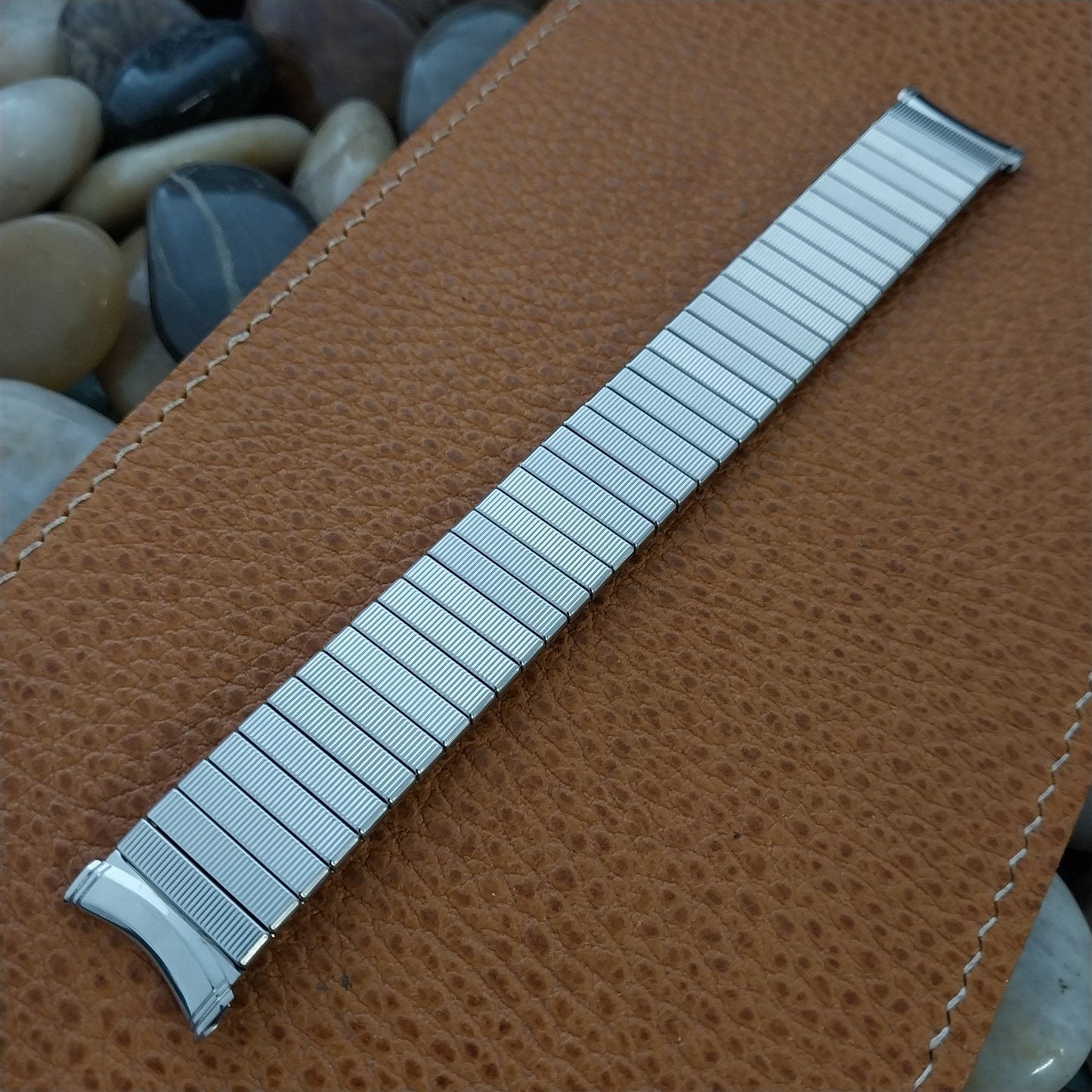 1960s Kreisler 19mm 18mm Stainless Steel Stretch Unused nos Vintage Watch Band