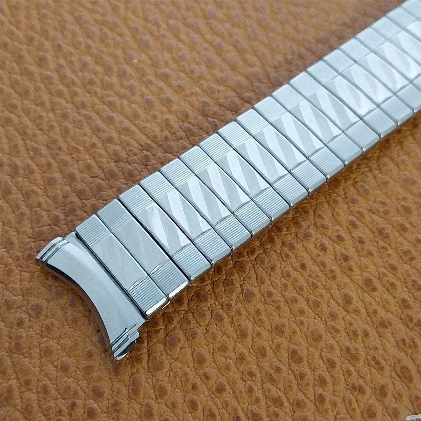 19mm 18mm 1960s Kreisler Stainless Steel DuraFlex Unused nos Vintage Watch Band