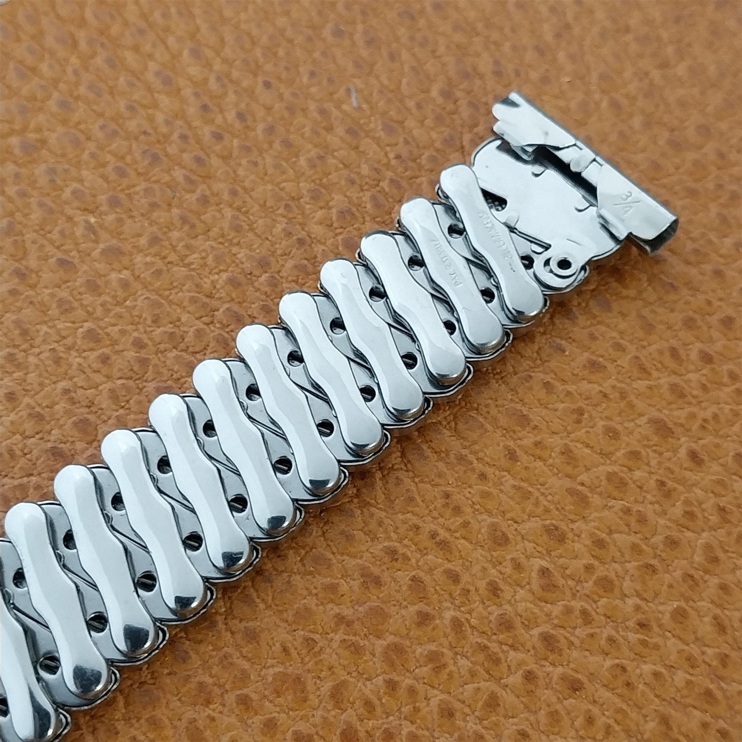 1950s Bellavance Stainless Stretch 19mm 18mm 16mm Unused Vintage Watch Band