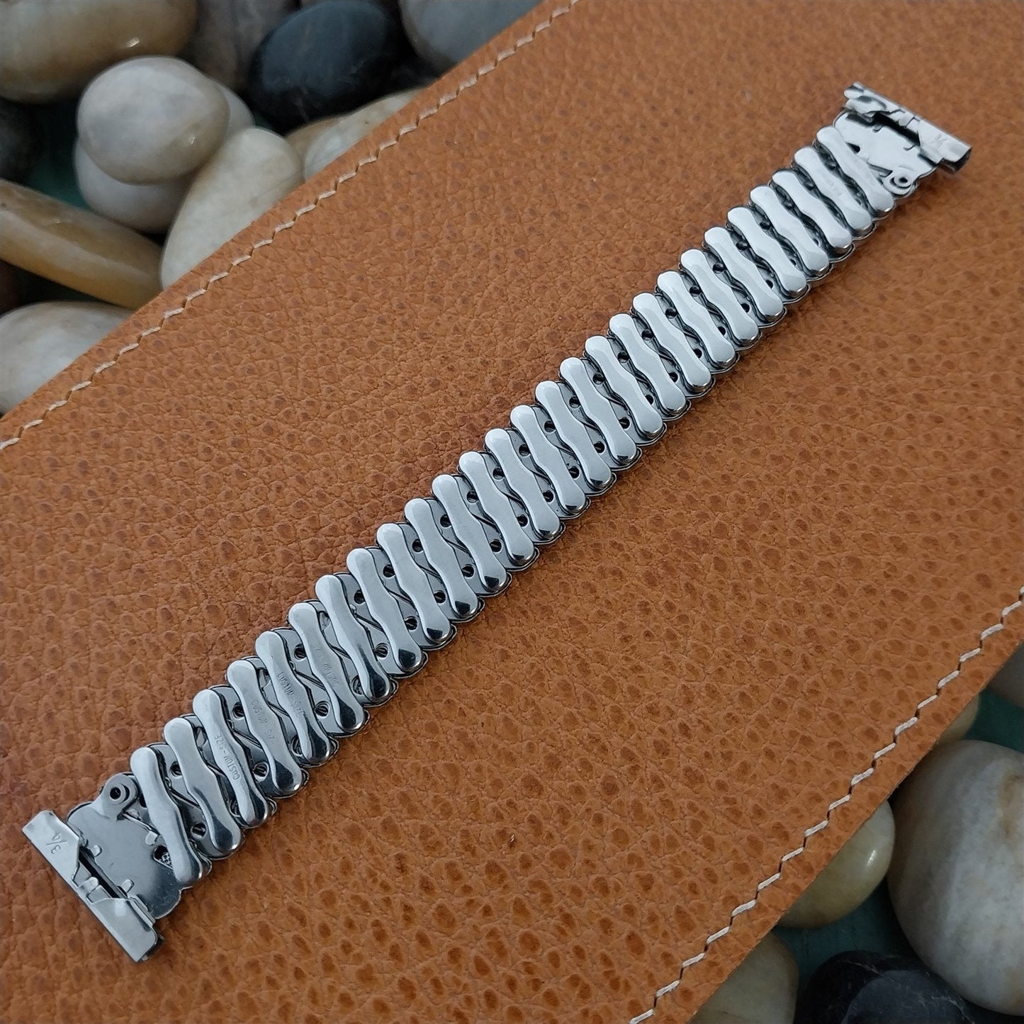 1950s Bellavance Stainless Stretch 19mm 18mm 16mm Unused Vintage Watch Band