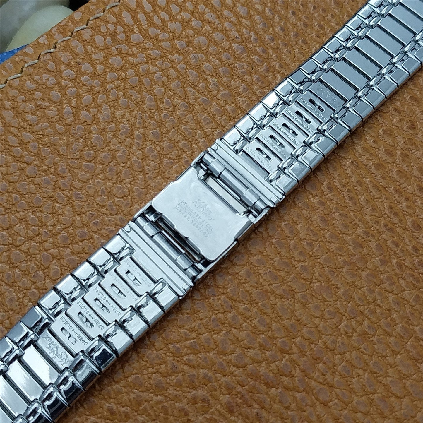 Stainless Steel Kreisler Stelux 19mm 18mm Unused 1960s-1970s Vintage Watch Band