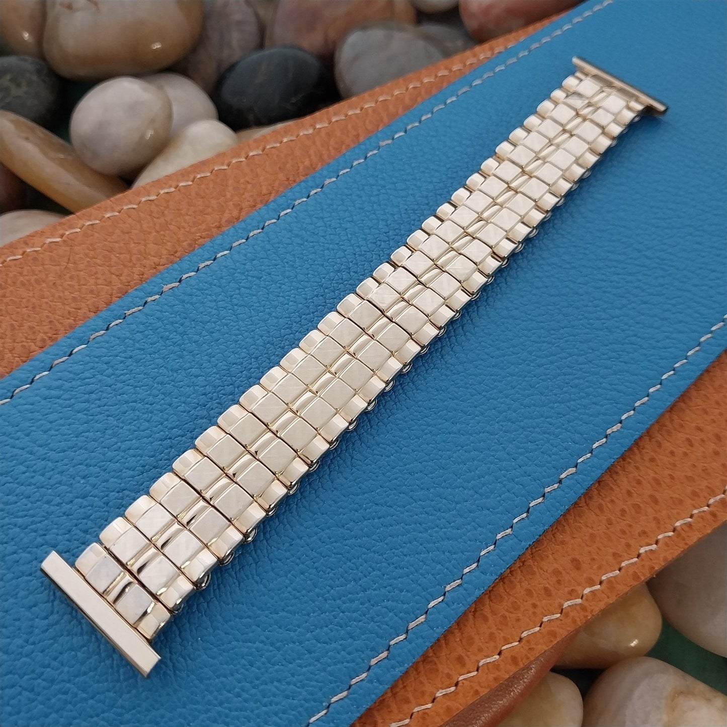 1960s 10k yellow gold-filled 22mm JB Champion nos Unused Vintage Watch Band