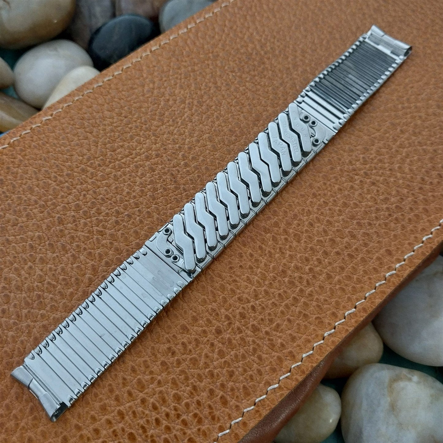 5/8" Endura Japan Stainless Steel nos Unused 1960s Vintage Watch Band