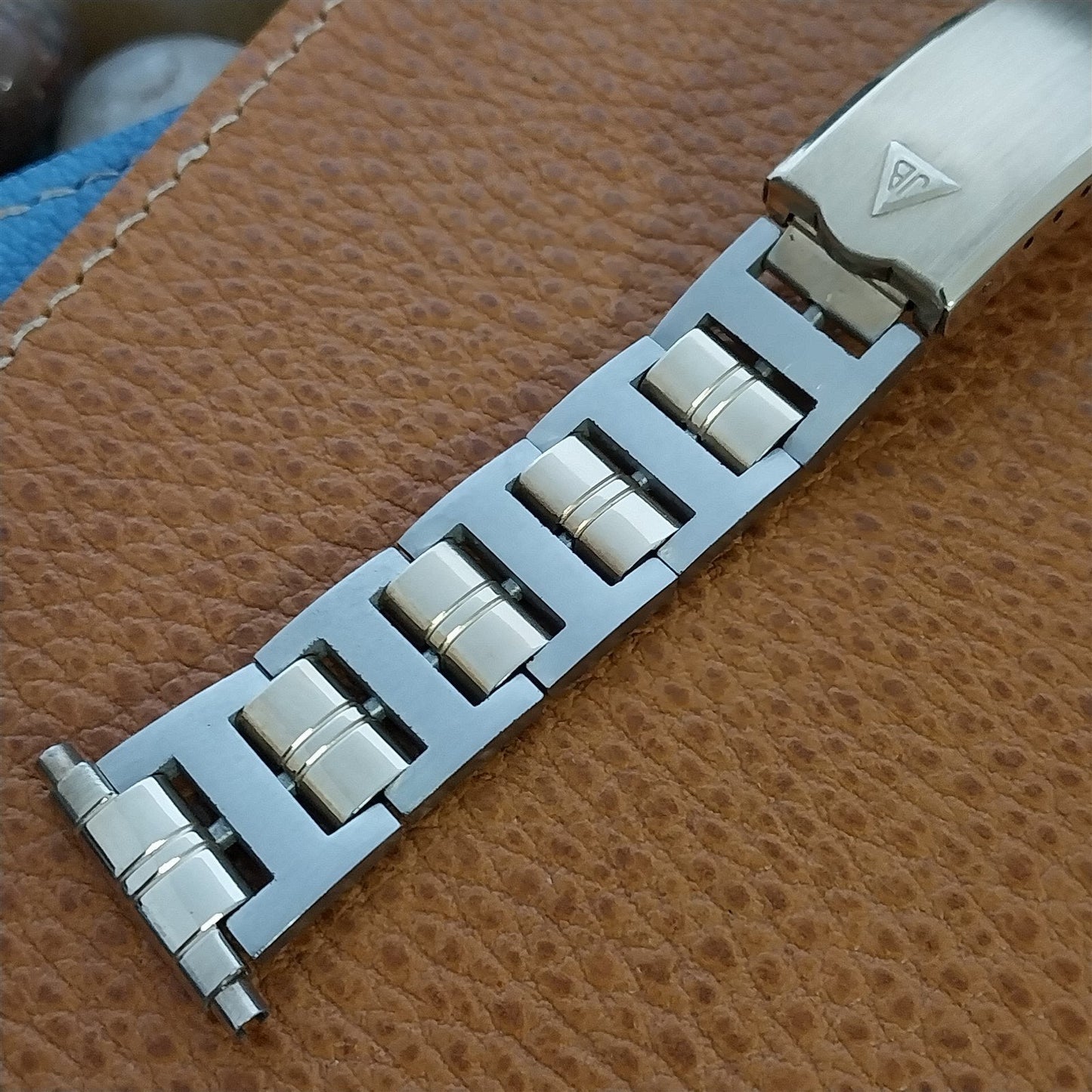 22mm JB Champion Gold-Filled & Stainless Steel Unused 1970s Vintage Watch Band