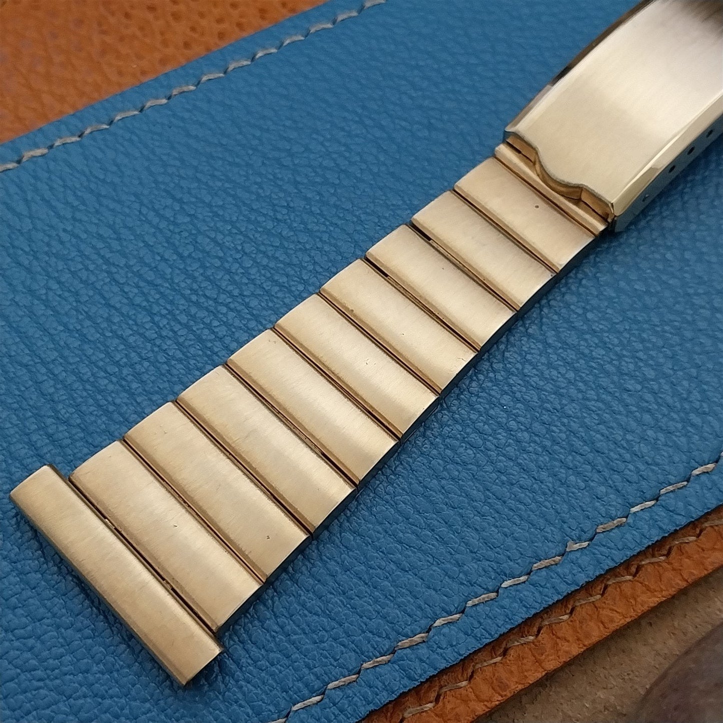 1970s Vintage Long 25mm 24mm 22mm 10k Gold rgp JB Champion Unused Watch Band