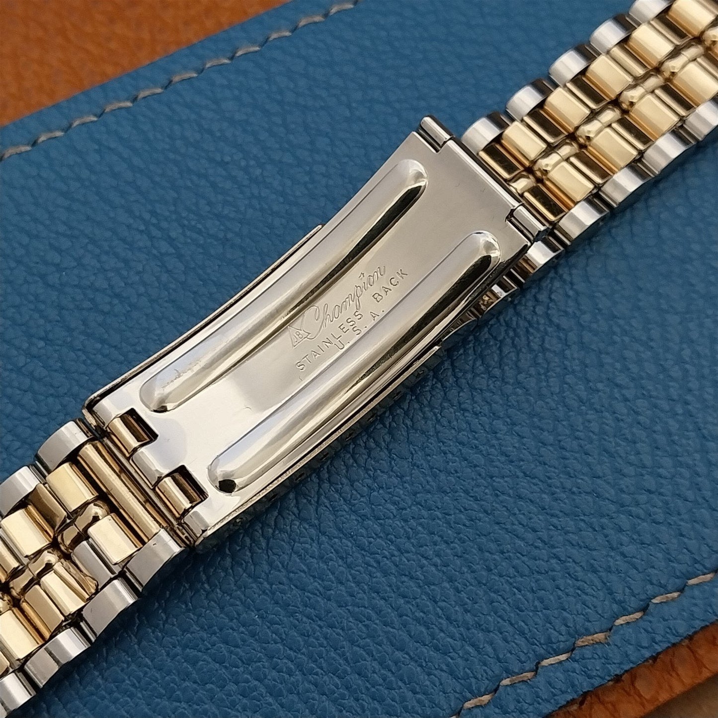 19mm JB Champion Classic Gold-Filled & Stainless Steel 1960s Vintage Watch Band