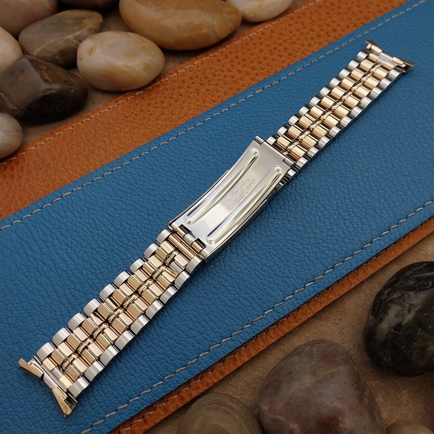 19mm JB Champion Classic Gold-Filled & Stainless Steel 1960s Vintage Watch Band