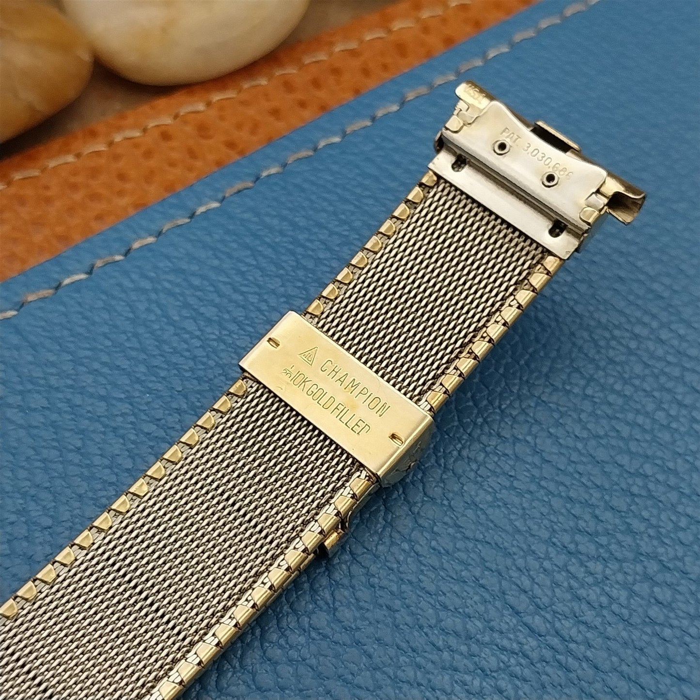 19mm 18mm JB Champion Classic 10k Gold-Filled Komfit Unused Vintage Watch Band