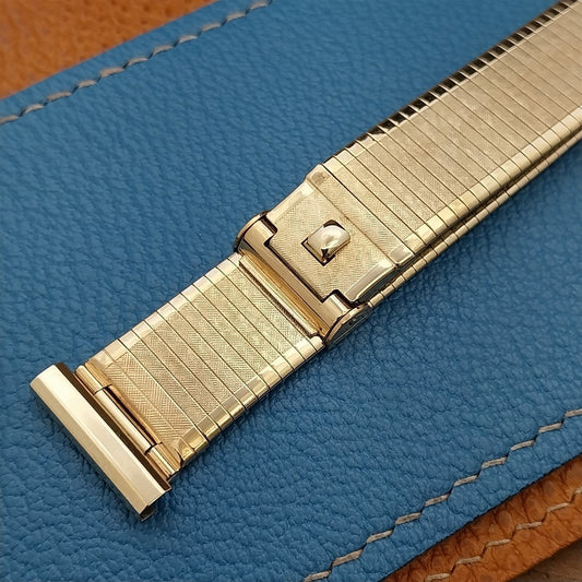 19mm 18mm 16mm Forstner Komfit Florentine Gold-Filled Unused Vintage Watch Band